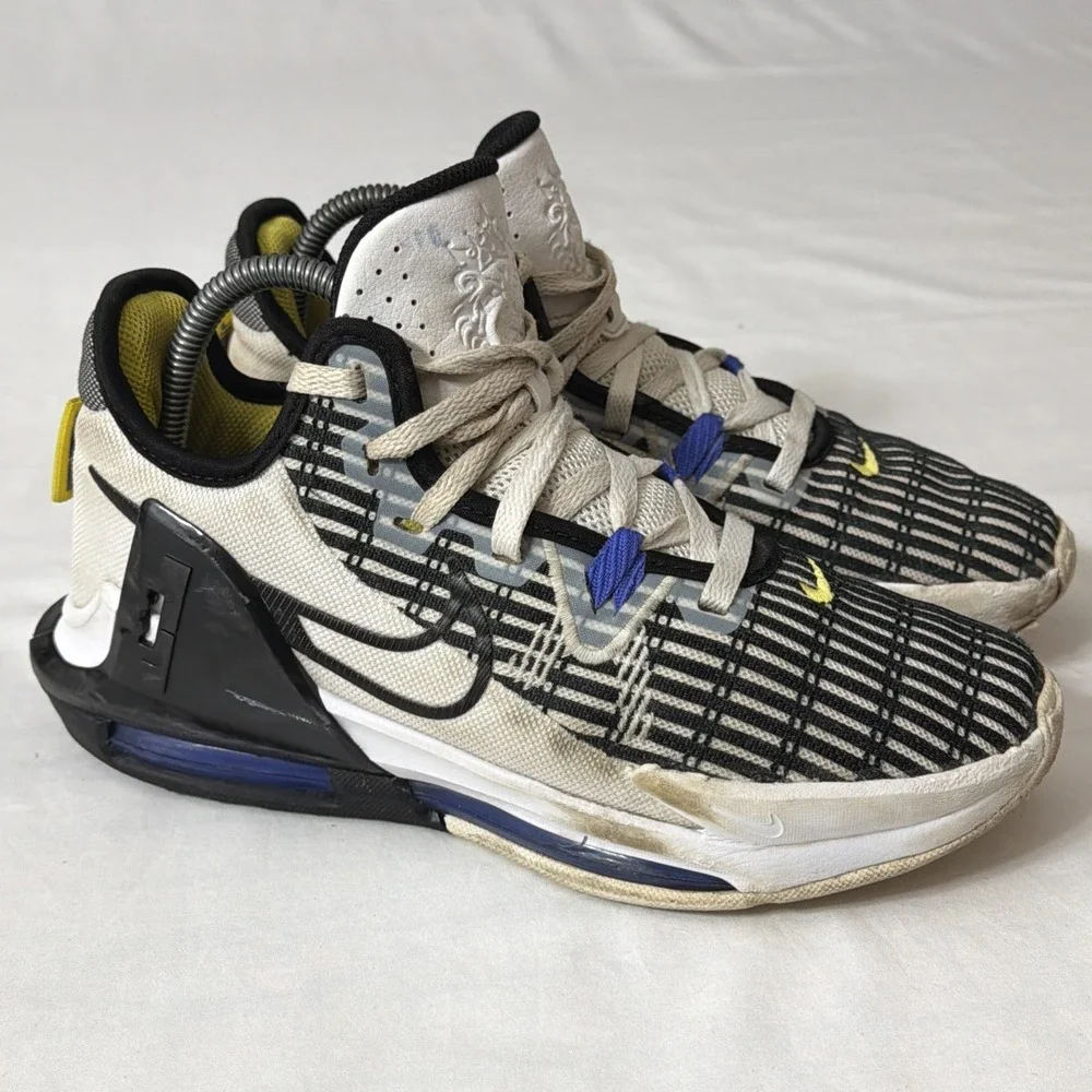 Nike LeBron Witness 6 'White Persian Violet' Men's Basketball CZ4052-100‎ Size 7